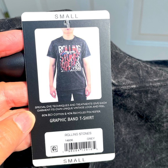 Rolling Stones, Black, Short Sleeve, Shirt, Size S - Picture 3 of 3